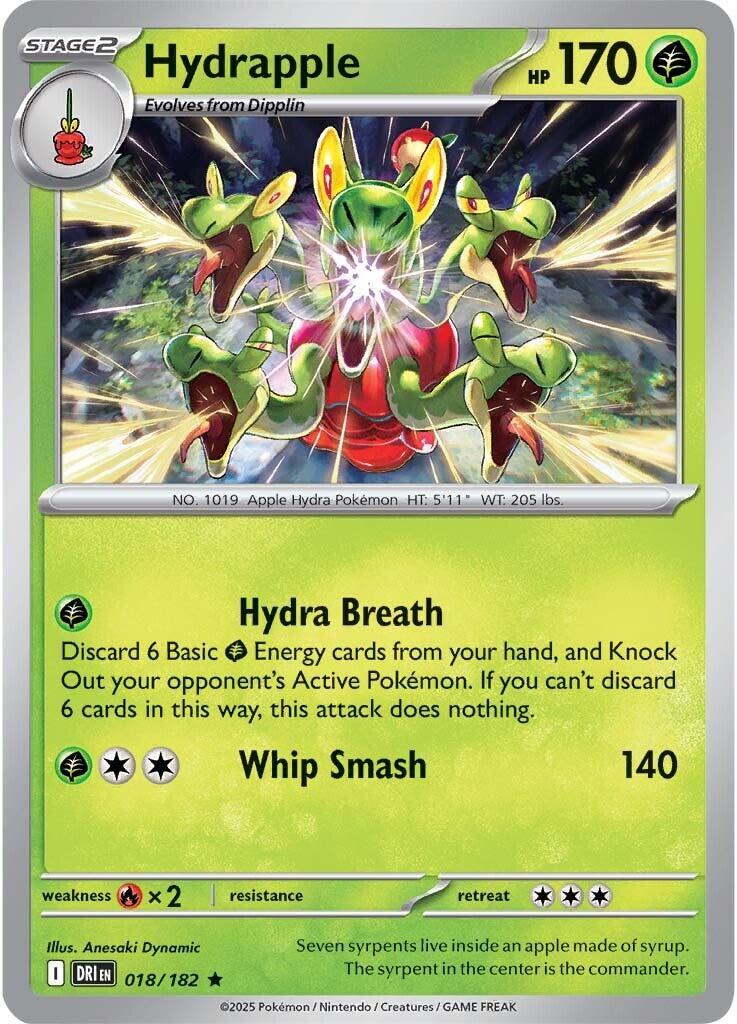 Destined Rivals Hydrapple Pokémon card